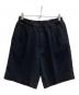 N.HOOLYWOOD（エヌ ハリウッド）の古着「2TUCK HALF PANTS - Black/2221-PT51-098 peg」｜ブラック