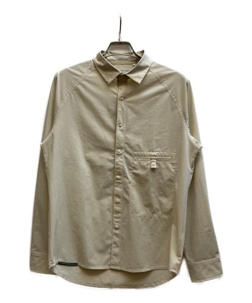 axesquin（アクシーズクイン）axesquin (アクシーズクイン) ナイロンシャツ/021033 ベージュ サイズ:2の古着・服飾アイテム