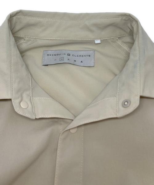 axesquin（アクシーズクイン）axesquin (アクシーズクイン) ナイロンシャツ/021033 ベージュ サイズ:2の古着・服飾アイテム