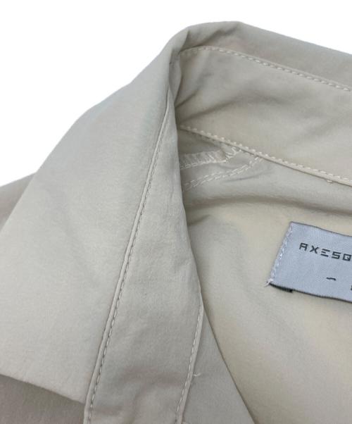 axesquin（アクシーズクイン）axesquin (アクシーズクイン) ナイロンシャツ/021033 ベージュ サイズ:2の古着・服飾アイテム
