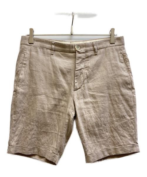 LARDINI（ラルディーニ）LARDINI (ラルディーニ) リネンブレンドハーフパンツ/TR.518 アイボリー サイズ:44の古着・服飾アイテム