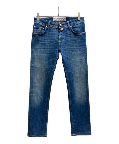 JACOB COHEN（ヤコブコーエン）JACOB COHEN (ヤコブコーエン) ハラコパッチデニムパンツ/J622 インディゴ サイズ:29の古着・服飾アイテム