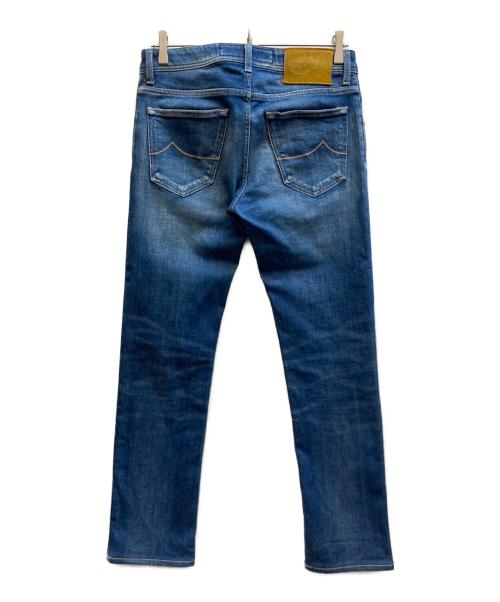 JACOB COHEN（ヤコブコーエン）JACOB COHEN (ヤコブコーエン) ハラコパッチデニムパンツ/J622 インディゴ サイズ:29の古着・服飾アイテム
