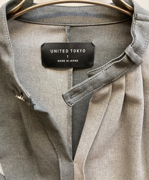 UNITED TOKYO（ユナイテッドトーキョー）UNITED TOKYO (ユナイテッドトーキョー) エセリアルコンビブラウス / 141100042 グレー サイズ:1の古着・服飾アイテム