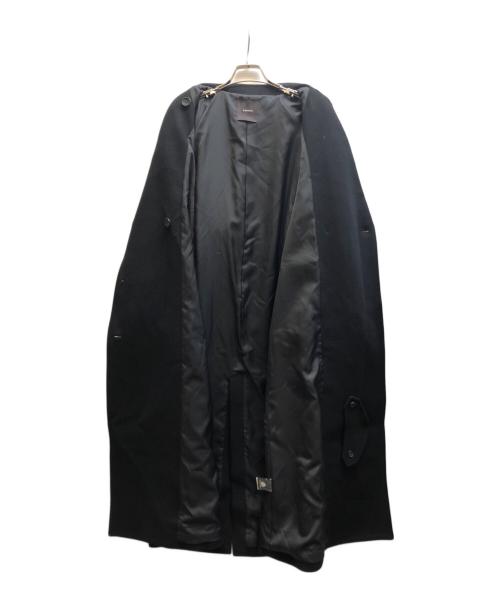 anuans（アニュアンス）anuans (アニュアンス) ウールトレンチコート/1524500001-0 ブラック サイズ:Sの古着・服飾アイテム