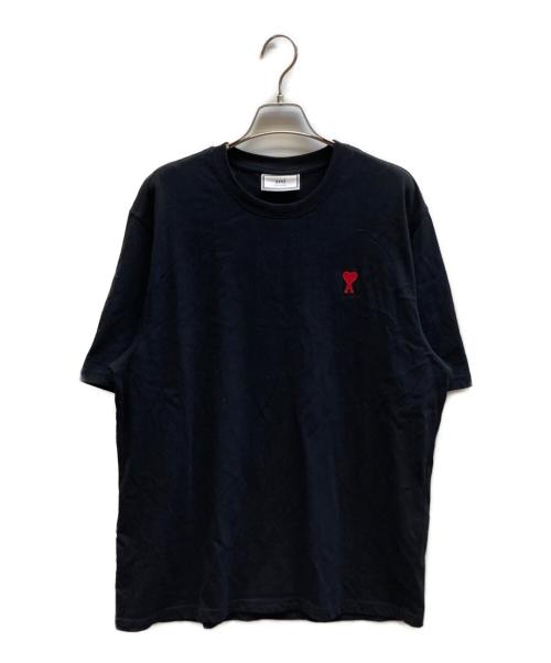 AMI Alexandre Mattiussi（アミアレクサンドルマテュッシ）AMI Alexandre Mattiussi (アミアレクサンドルマテュッシ) ロゴTシャツ / BFHJ108.723 ブラック サイズ:Lの古着・服飾アイテム