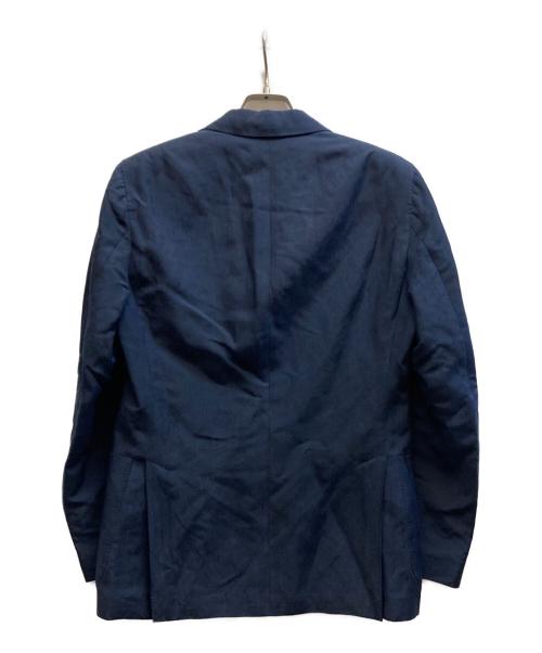 LARDINI（ラルディーニ）LARDINI (ラルディーニ) シルクリネンテーラードジャケット/PK45001EK ネイビー サイズ:44の古着・服飾アイテム