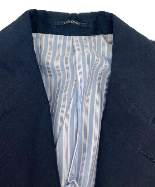 LARDINI（ラルディーニ）LARDINI (ラルディーニ) シルクリネンテーラードジャケット/PK45001EK ネイビー サイズ:44の古着・服飾アイテム