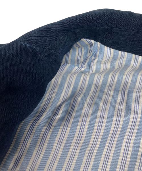 LARDINI（ラルディーニ）LARDINI (ラルディーニ) シルクリネンテーラードジャケット/PK45001EK ネイビー サイズ:44の古着・服飾アイテム