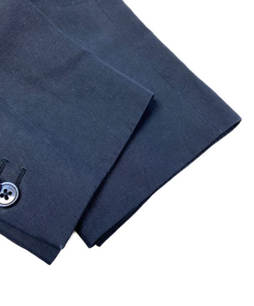 LARDINI（ラルディーニ）LARDINI (ラルディーニ) シルクリネンテーラードジャケット/PK45001EK ネイビー サイズ:44の古着・服飾アイテム