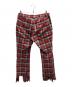 FACETASM (ファセッタズム) FRINGE PANTS / CHG-PT-M07 レッド サイズ:-：5000円