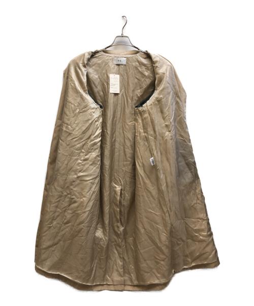 no.（ナンバー）no. (ナンバー) LAYERED JACKET COAT オリーブ×アイボリー サイズ:2 未使用品の古着・服飾アイテム