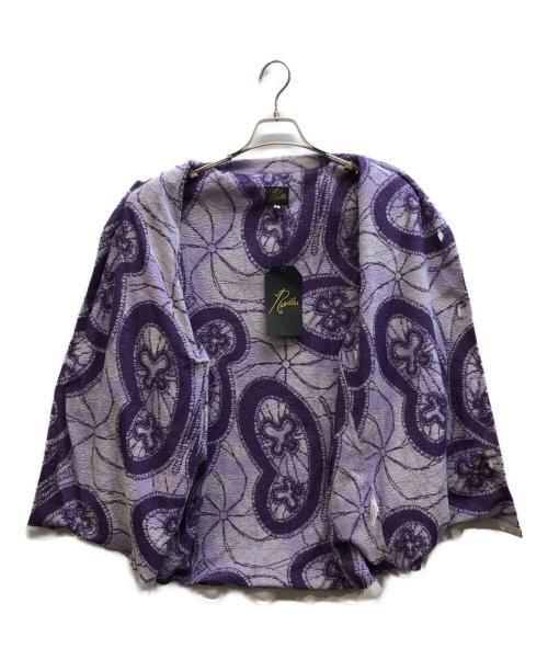 Needles（ニードルズ）Needles (ニードルズ) 半袖シャツ パープル×シルバー サイズ:Lの古着・服飾アイテム