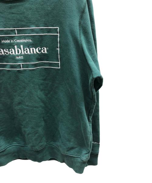CASABLANCA（カサブランカ）CASABLANCA (カサブランカ) スウェット グリーン サイズ:Mの古着・服飾アイテム