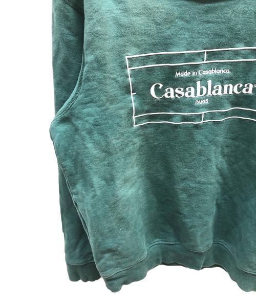CASABLANCA（カサブランカ）CASABLANCA (カサブランカ) スウェット グリーン サイズ:Mの古着・服飾アイテム