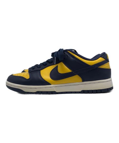 NIKE（ナイキ）NIKE (ナイキ) ローカットスニーカー イエロー×ネイビー サイズ:US9の古着・服飾アイテム