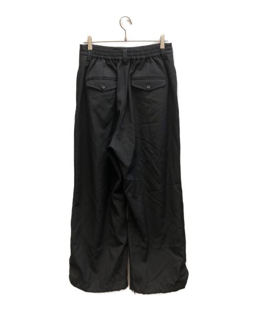 MAISON SPECIAL（メゾンスペシャル）MAISON SPECIAL (メゾンスペシャル) 4 Colors Chambray Washable Wool Prime-Wide Snow Pants ブラック サイズ:2の古着・服飾アイテム