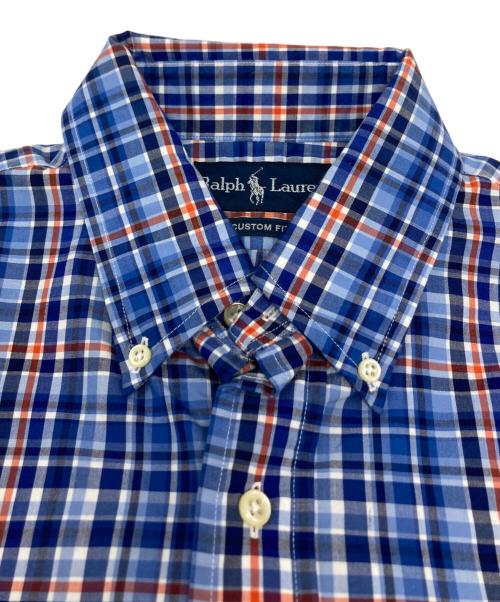 RALPH LAUREN（ラルフローレン）RALPH LAUREN (ラルフローレン) 半袖シャツ ブルー サイズ:Mの古着・服飾アイテム