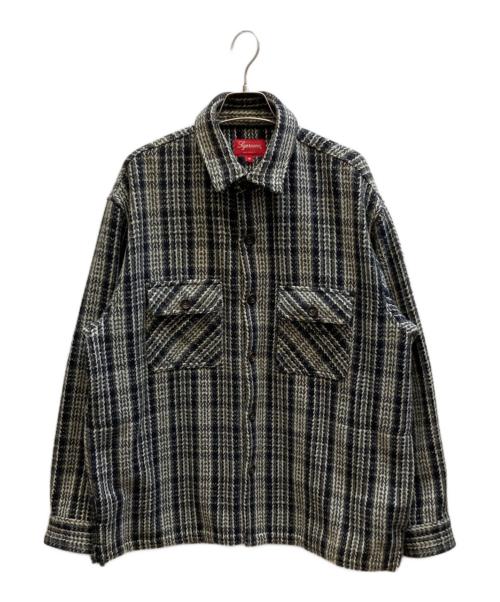 SUPREME（シュプリーム）SUPREME (シュプリーム) Heavy Flannel Shirt グレー サイズ:Mの古着・服飾アイテム