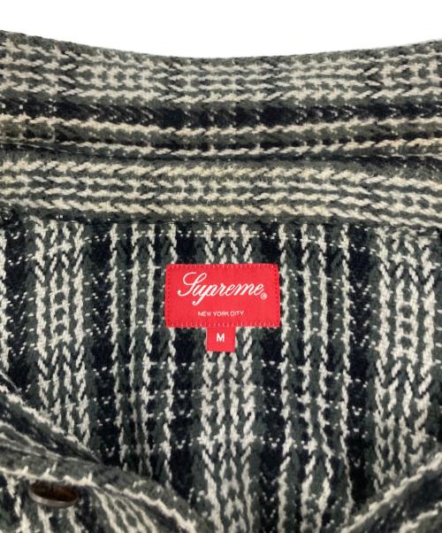 SUPREME（シュプリーム）SUPREME (シュプリーム) Heavy Flannel Shirt グレー サイズ:Mの古着・服飾アイテム