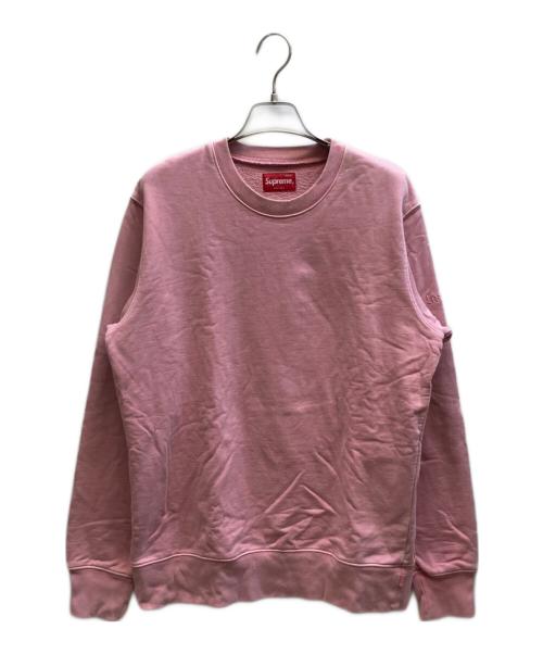 SUPREME（シュプリーム）Supreme (シュプリーム) クルーネックスウェット ピンク サイズ:MEDIUMの古着・服飾アイテム