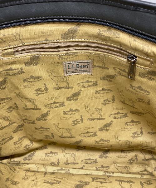 L.L.Bean（エルエルビーン）L.L.Bean (エルエルビーン) レザーハンドバッグ ブラックの古着・服飾アイテム