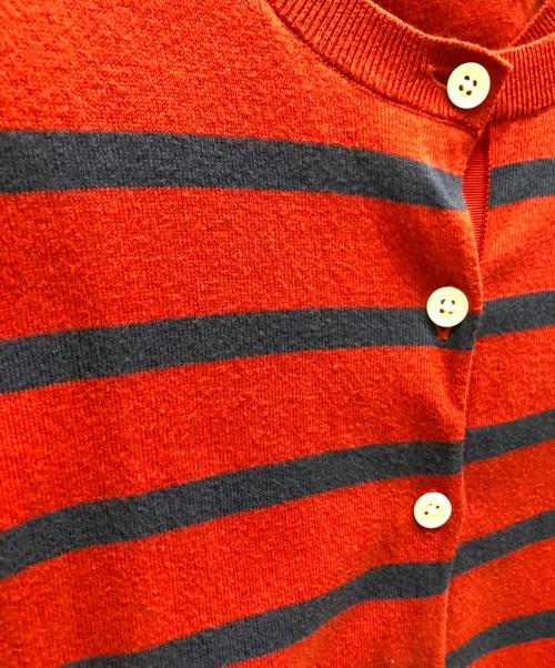 POLO RALPH LAUREN（ポロ・ラルフローレン）POLO RALPH LAUREN (ポロ・ラルフローレン) アンサンブルクルーネックカーディガン レッド×ブルー サイズ:XSの古着・服飾アイテム