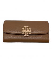TORY BURCH（トリーバーチ）の古着「BRITTEN ENVELOPE WALLET」｜ブラウン