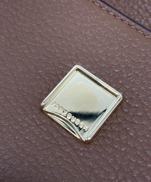 TORY BURCH（トリーバーチ）TORY BURCH (トリーバーチ) BRITTEN ENVELOPE WALLET ブラウンの古着・服飾アイテム