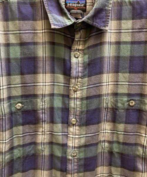 Patagonia（パタゴニア）Patagonia (パタゴニア) チェックシャツ グリーン×ネイビー サイズ:Mの古着・服飾アイテム