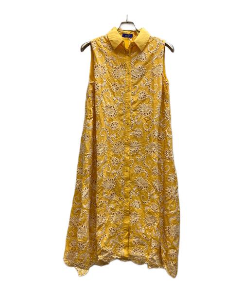 AMARPHIE（アマルフィー）AMARPHIE (アマルフィー) カットワークレースワンピース / 236108 イエロー サイズ:XL 未使用品の古着・服飾アイテム