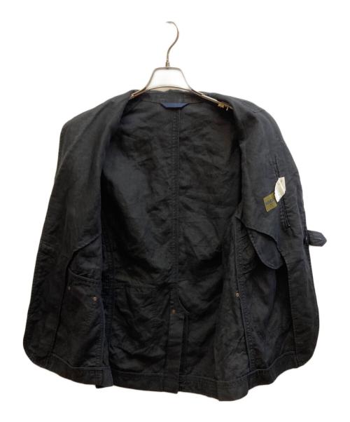 KENZO（ケンゾー）KENZO (ケンゾー) リネンジャケット/FK556VE02C2 ブラック サイズ:Lの古着・服飾アイテム