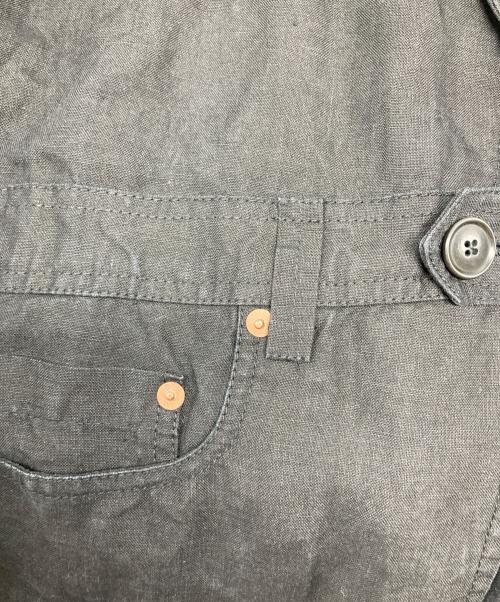 KENZO（ケンゾー）KENZO (ケンゾー) リネンジャケット/FK556VE02C2 ブラック サイズ:Lの古着・服飾アイテム