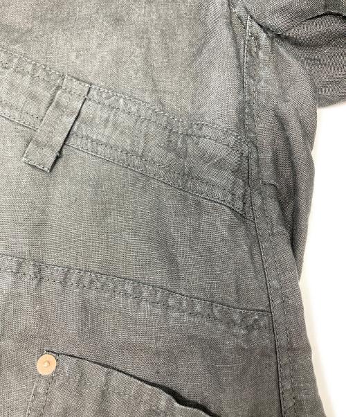 KENZO（ケンゾー）KENZO (ケンゾー) リネンジャケット/FK556VE02C2 ブラック サイズ:Lの古着・服飾アイテム