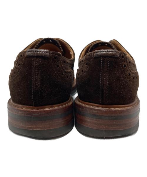 Tricker's（トリッカーズ）Tricker's (トリッカーズ) ウィングチップスエードドレスシューズ/ M7292 ブラウン サイズ:6の古着・服飾アイテム