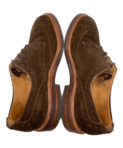 Tricker's（トリッカーズ）Tricker's (トリッカーズ) ウィングチップスエードドレスシューズ/ M7292 ブラウン サイズ:6の古着・服飾アイテム