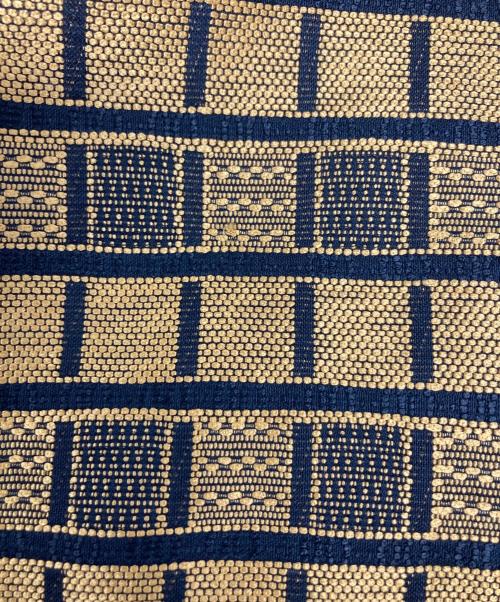 ETRO（エトロ）ETRO (エトロ) ノーカラージャケット ネイビー×イエロー サイズ:42の古着・服飾アイテム