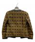 ETRO (エトロ) ノーカラージャケット ネイビー×イエロー サイズ:42：10000円