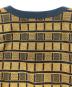 中古・古着 ETRO (エトロ) ノーカラージャケット ネイビー×イエロー サイズ:42：10000円