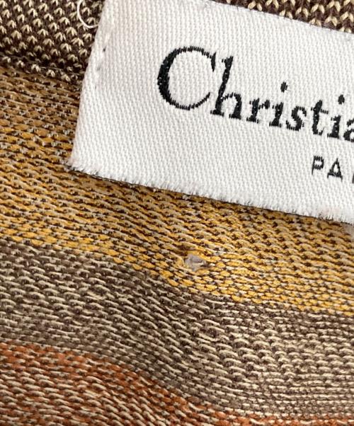Christian Dior（クリスチャン ディオール）Christian Dior (クリスチャン ディオール) ポロシャツ ブラウン サイズ:Lの古着・服飾アイテム