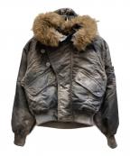 ANDER HUNKアンダーハンク）の古着「Faded N2B Flight Jacket/AH093010BW」｜グレー