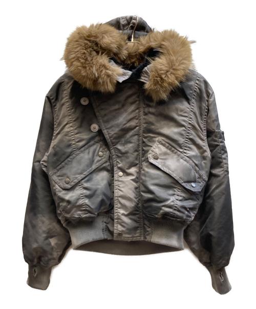 ANDER HUNK（アンダーハンク）ANDER HUNK (アンダーハンク) Faded N2B Flight Jacket/AH093010BW グレー サイズ:Mの古着・服飾アイテム