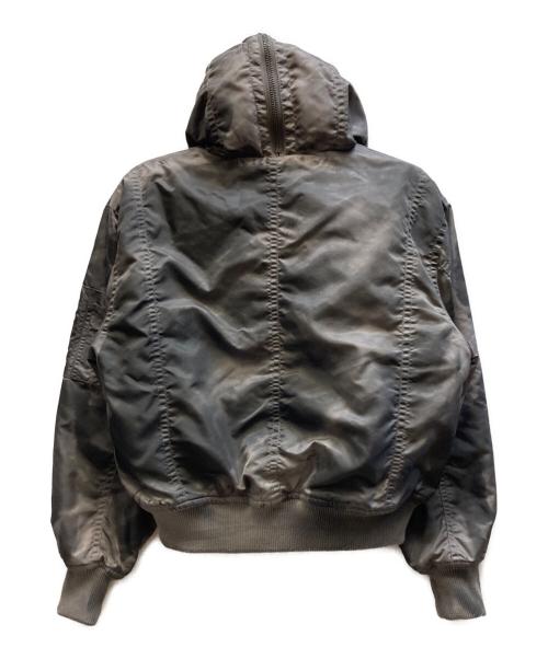 ANDER HUNK（アンダーハンク）ANDER HUNK (アンダーハンク) Faded N2B Flight Jacket/AH093010BW グレー サイズ:Mの古着・服飾アイテム