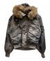 ANDER HUNK（アンダーハンク）の古着「Faded N2B Flight Jacket/AH093010BW」｜グレー