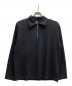 BATONERバトナ―）の古着「JUMBERCA TENJIKU POLO ZIP BATONER/BN-24FM-014」｜ブラック