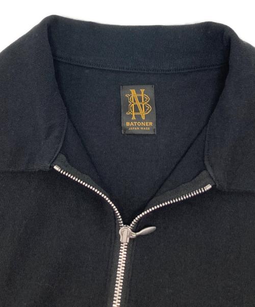 BATONER（バトナ―）BATONER (バトナ―) JUMBERCA TENJIKU POLO ZIP BATONER/BN-24FM-014 ブラック サイズ:2の古着・服飾アイテム