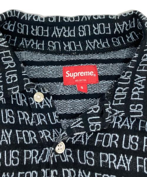SUPREME（シュプリーム）SUPREME (シュプリーム) PLAY FOR US JACQUARD POLO ブラック サイズ:Sの古着・服飾アイテム