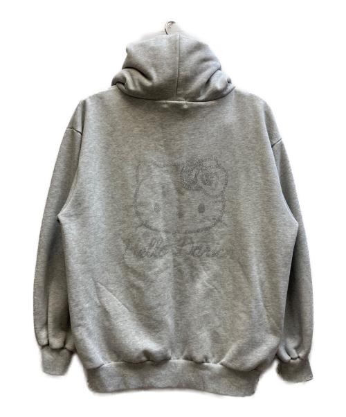 darich（ダーリッチ）darich (ダーリッチ) Hello Darichジップアップフーディ グレー サイズ:Freeの古着・服飾アイテム