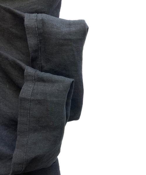nest Robe（ネストローブ）nest Robe (ネストローブ) リネン2wayフレアブラウス / 01193-1335 ブラック サイズ:Fの古着・服飾アイテム