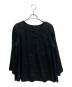 nest Robe（ネストローブ）の古着「リネン2wayフレアブラウス / 01193-1335」｜ブラック